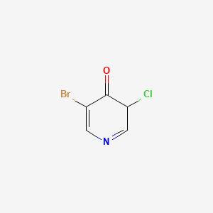 5-Bromo-3-chloropyridin-4(3H)-one