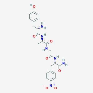 L-Phenylalaninamide, L-tyrosyl-D-alanylglycyl-4-nitro-