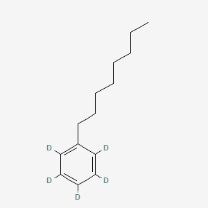 molecular formula C14H22 B12306061 N-Octylbenzene-2,3,4,5,6-D5 