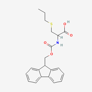 molecular formula C21H23NO4S B12306089 N-Fmoc-S-propyl-L-cysteine 