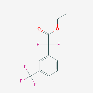 Ethyl 2,2-difluoro-2-(3-(trifluoromethyl)phenyl)acetate