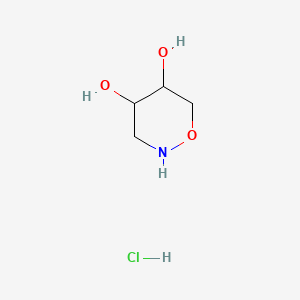 rac-(4R,5S)-1,2-oxazinane-4,5-diol hydrochloride, cis