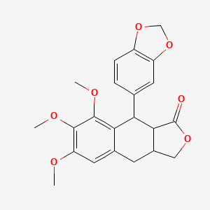 molecular formula C22H22O7 B12306198 Marginatoxin 