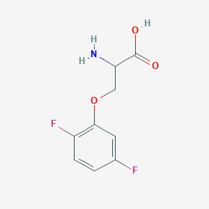 molecular formula C9H9F2NO3 B12306201 O-(2,5-Difluorophenyl)-L-serine 