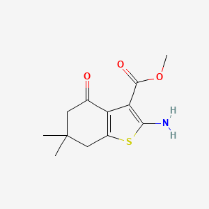 Methyl 2-amino-6,6-dimethyl-4-oxo-4,5,6,7-tetrahydrobenzo[b]thiophene-3-carboxylate