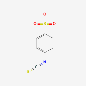 molecular formula C7H4NO3S2- B1230623 4-Isothiocyanatobenzenesulfonate 