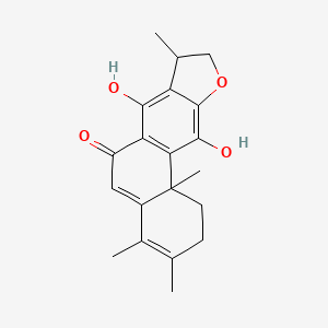 molecular formula C20H22O4 B12306256 Ajuforrestin B 