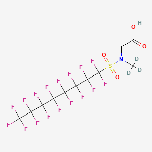 2-[1,1,2,2,3,3,4,4,5,5,6,6,7,7,8,8,8-heptadecafluorooctylsulfonyl(trideuteriomethyl)amino]acetic acid