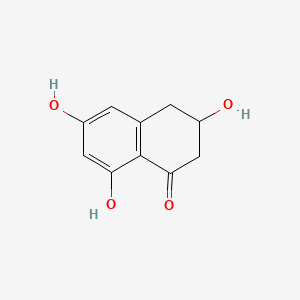 1(2H)-Naphthalenone, 3,4-dihydro-3,6,8-trihydroxy-, (3R)-