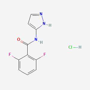 2,6-difluoro-N-(1H-pyrazol-3-yl)benzamide hydrochloride