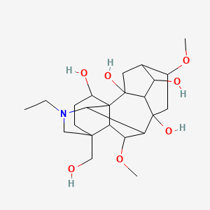 molecular formula C23H37NO7 B12306345 Carmichaenine B 