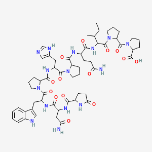 pGlu-Asn-Trp-Pro-His-Pro-Gln-Ile-Pro-Pro-OH