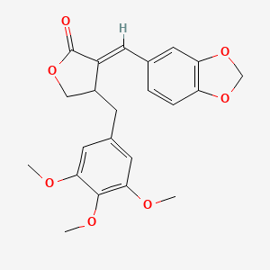 molecular formula C22H22O7 B12306395 Isonemerosin 