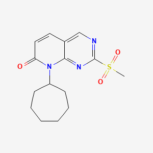 8-Cycloheptyl-2-(methylsulfonyl)pyrido[2,3-d]pyrimidin-7(8H)-one