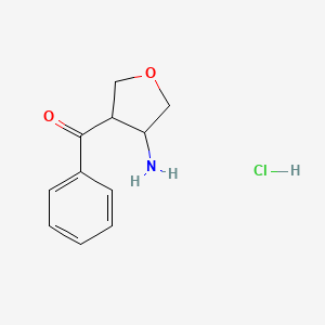 rac-(3R,4R)-4-benzoyloxolan-3-amine hydrochloride