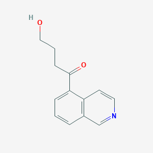 4-Hydroxy-1-(isoquinolin-5-yl)butan-1-one