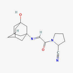 molecular formula C17H23N3O2 B12306547 Vildagliptin imino impurity 