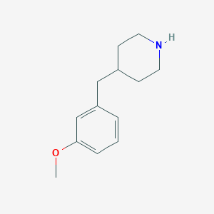 molecular formula C13H19NO B123066 4-(3-甲氧基苯基)哌啶 CAS No. 150019-61-7