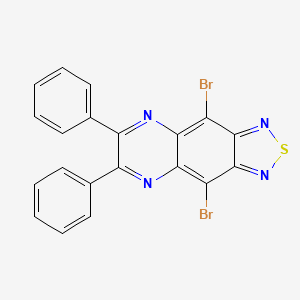 4,9-Dibromo-6,7-diphenyl-[1,2,5]thiadiazolo[3,4-g]quinoxaline