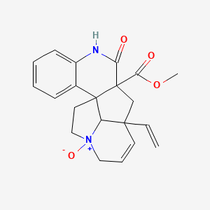 Methyl 12-ethenyl-16-oxido-9-oxo-8-aza-16-azoniapentacyclo[10.6.1.01,10.02,7.016,19]nonadeca-2,4,6,13-tetraene-10-carboxylate