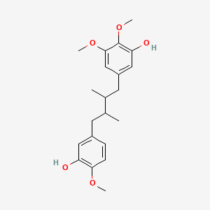 5-[4-(3-hydroxy-4-methoxyphenyl)-2,3-dimethylbutyl]-2,3-dimethoxyphenol