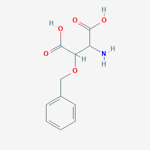 2-Amino-3-phenylmethoxybutanedioic acid
