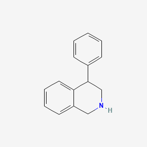 molecular formula C15H15N B1230677 4-フェニル-1,2,3,4-テトラヒドロイソキノリン CAS No. 75626-12-9