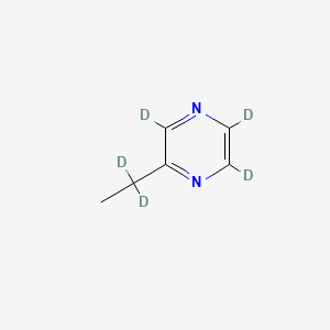 2-Ethyl-alpha,alpha-D2-pyrazine-3,5,6-D3