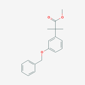 Methyl 2-(3-(benzyloxy)phenyl)-2-methylpropanoate