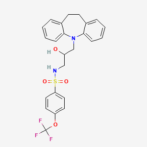 4-Trifluoromethoxy-N-(3-(10,11-dihydro-5H-dibenzo[b,f]azepin-5-yl)-2-hydroxypropyl)benzenesulfonamide