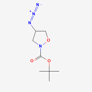 Tert-butyl 4-azido-1,2-oxazolidine-2-carboxylate