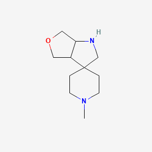 rac-(3aR,6aS)-1'-methyl-hexahydrospiro[furo[3,4-b]pyrrole-3,4'-piperidine], cis