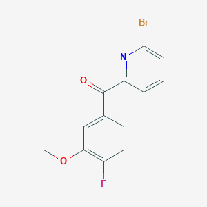 (6-Bromopyridin-2-yl)(4-fluoro-3-methoxyphenyl)methanone