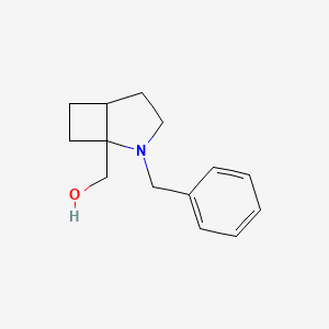 molecular formula C14H19NO B12306921 rac-[(1R,5R)-2-benzyl-2-azabicyclo[3.2.0]heptan-1-yl]methanol 