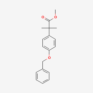 Methyl 2-(4-(benzyloxy)phenyl)-2-methylpropanoate