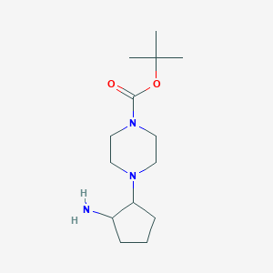 Tert-butyl 4-(2-aminocyclopentyl)piperazine-1-carboxylate