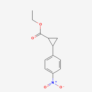 Ethyl 2-(4-nitrophenyl)cyclopropane-1-carboxylate