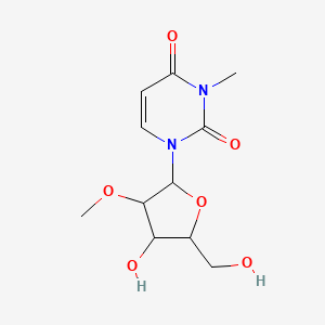 1-[4-Hydroxy-5-(hydroxymethyl)-3-methoxyoxolan-2-yl]-3-methylpyrimidine-2,4-dione