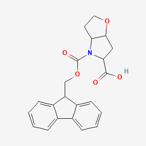 4-(((9H-fluoren-9-yl)methoxy)carbonyl)hexahydro-2H-furo[3,2-b]pyrrole-5-carboxylic acid