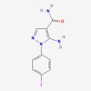 5-Amino-1-(4-iodophenyl)-1H-pyrazole-4-carboxamide