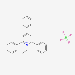 molecular formula C26H24BF4N B12307072 2,4,6-Triphenyl-1-propylpyridin-1-ium; tetrafluoroborate 