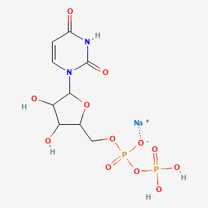 Sodium;[5-(2,4-dioxopyrimidin-1-yl)-3,4-dihydroxyoxolan-2-yl]methyl phosphono phosphate