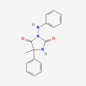 2,4-Imidazolidinedione, 5-methyl-5-phenyl-3-(phenylamino)-