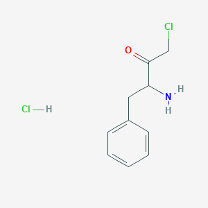 3-Amino-1-chloro-4-phenylbutan-2-one hydrochloride