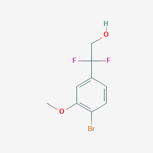 2-(4-Bromo-3-methoxyphenyl)-2,2-difluoroethan-1-ol