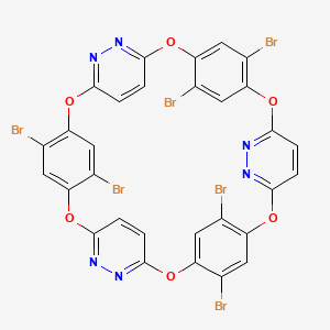 Hexabromo-O6-corona[3]arene[3]tetrazine