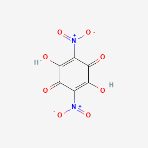 molecular formula C6H2N2O8 B1230724 Nitranilic acid CAS No. 479-22-1