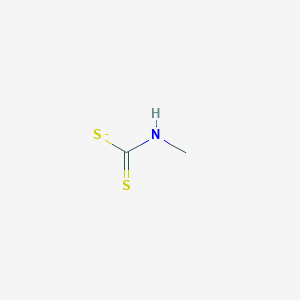 molecular formula C2H4NS2- B1230727 Methylcarbamodithioate 