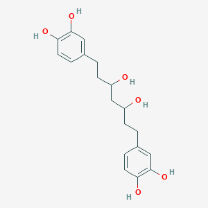 4,4'-(3,5-Dihydroxyheptane-1,7-diyl)bis(benzene-1,2-diol)