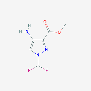 Methyl 4-amino-1-(difluoromethyl)-1H-pyrazole-3-carboxylate